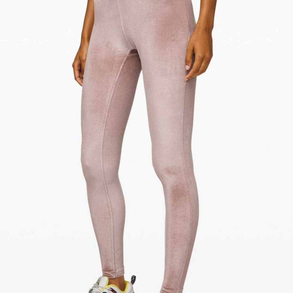 Lululemon Velvet High-Rise Leggings in Spanish Oak Sz 10